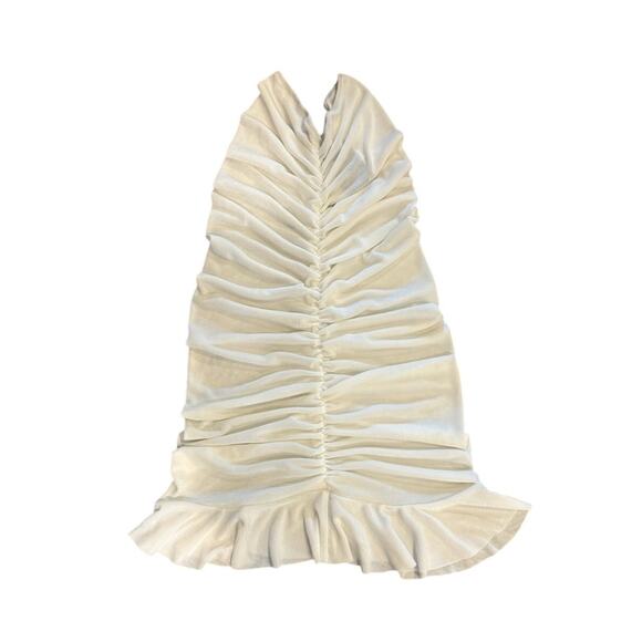 Olivaceous Midi Ruched Skirt - Picture 1 of 2